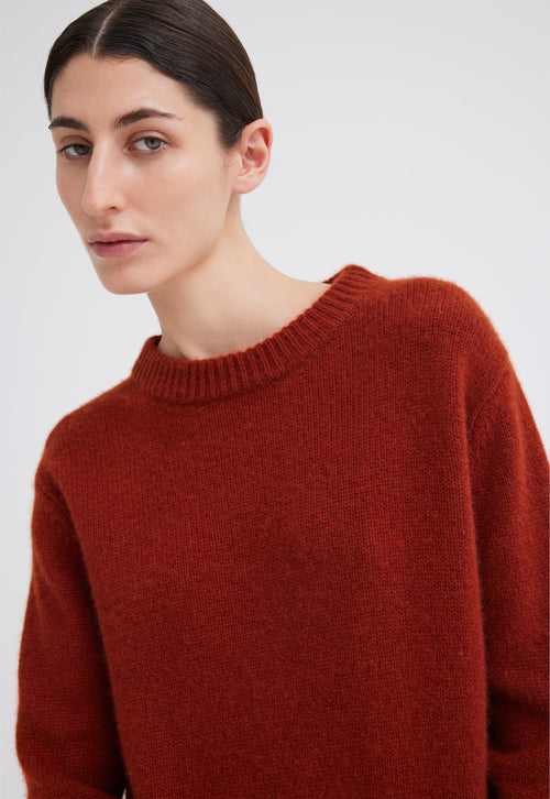 Jac+Jack Lott Cashmere Sweater - Firedoor Red